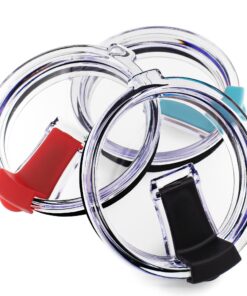 Alternative view of 30 oz Tumbler Lids, Fits for YETI Rambler, Ozark Trail, Old Style Rtic and More, SENHAI 3 Pack Spill-proof Splash Resistant Lids Covers for Tumblers Cups