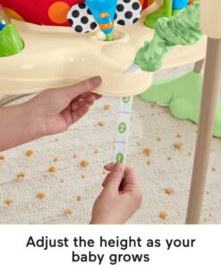 Fisher-Price Baby Bouncer Rainforest Jumperoo Activity Center with Music Lights Sounds and Developmental Toys 15 71j4JXdm0L
