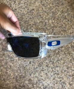 Oakley Men's Oo9101 Batwolf Rectangular Sunglasses Clear/Ice Iridium 58 Millimeters 19 71j4K15YGHL