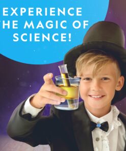 NATIONAL GEOGRAPHIC Science Magic Kit – Science Kit for Kids with 50 Unique Experiments and Magic Tricks, Chemistry Set and STEM Project, A Great Gift for Boys and Girls (Amazon Exclusive) Mega Science Magic 37 71j4Q12dnNL