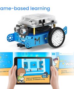 Makeblock mBot Robot Kit, STEM Projects for Kids Ages 8-12 Learn to Code with Scratch Arduino, Robot Kit for Kids, STEM Toys for Kids, Computer Programming for Beginners Gift for Boys and Girls 8+ mbot blue 25 71j51Eql1gL