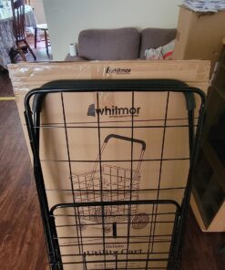 Whitmor Deluxe Utility Cart, Extra Large, Black 53 71j5CpiRbQL