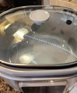 Crockpot™ 7-Quart Cook & Carry™ Slow Cooker with Sous Vide,Programmable, Stainless Steel 42 71j5ZyajwSL