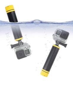 CamKix Waterproof Telescopic Pole Floating Hand Grip - Compatible with Gopro Hero 7, 6, 5, Black, Session, Hero 4, Session and DJI Osmo Action Yellow 8 71j6B0iXfqL