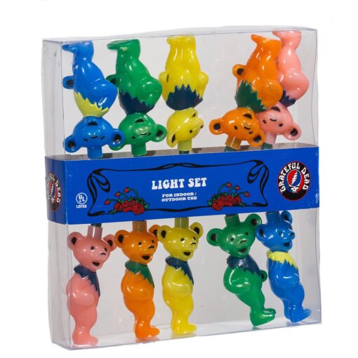 Grateful Dead Kurt Adler UL 10-Light Bears Light Set (GD9141)