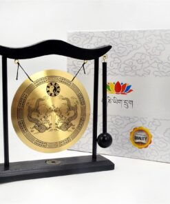 Zen Art Brass Feng Shui Desktop Gong H1303 22 71j6YECXLAL