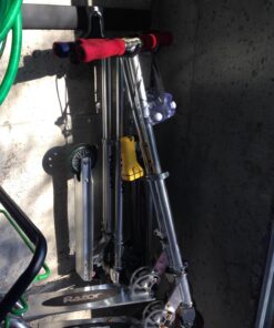 Rubbermaid FastTrack Wall Mounted Storage and Organization System Rail for Home and Garage, Horizontal 48", Holds up to 1,750 pounds, Black, Perfect for Yard Tools/Sports Equipment/Ladders 48" Rail 46 71j6ZLH4OnL