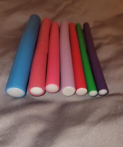 Tifara Beauty Salon Heatless Flexible Hair Rollers Curlers 42-pack 7" Soft Foam Flexi Twist Curling Rods for Short Long Hair 52 71j75fn5OvL