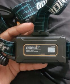 BORUIT B10 Rechargeable Headlamp Super Bright 100000 Lumens - 4 Modes LED Head Lamp USB Waterproof Headlight fit Adult Hunting Fishing Camping Hiking Outdoor White 15 71j7D9MSrAL