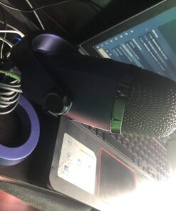 Logitech for Creators Blue Yeti Nano USB Microphone for Gaming, Streaming, Podcasting, Twitch, YouTube, Discord, Recording for PC and Mac, Plug & Play -Vivid Blue Vivid Blue 27 71j7kzoLFL 2