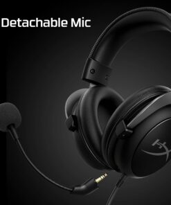 HyperX Cloud II - Gaming Headset, 7.1 Surround Sound, Memory Foam Ear Pads, Durable Aluminum Frame, Detachable Microphone, Works with PC, PS5, PS4, Xbox Series X|S, Xbox One – Red Wired 29 71j8ByVRTnS