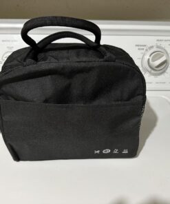 DALINDA Lunch Bag Lunch Box for Women Men Reusable Insulated Lunch Tote Bag,Leakproof Thermal Cooler Sack Food Handbags Case High Capacity forTravel Work School Picnic- Black 42 71j8RLDcOzL