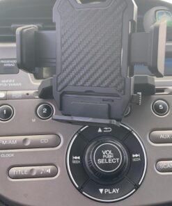 APPS2Car Sturdy CD Slot Phone Mount with One Hand Operation Design, Hands-Free Car Phone Holder Universally Compatible with All iPhone & Android Cell Phones, for Smartphone Mobile Black 37 71j8Tae0ODL