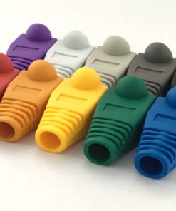 Accessbuy 100 Pack RJ45 CAT6 CAT6E CAT5 CAT5E Ethernet Network Cable Strain Relief Boots Cable Connector Plug Cover Mixed Color for Laptop 21 71j8pmyuG2L