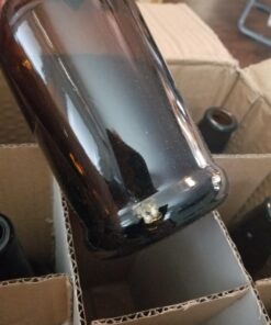 Home Brewing Glass Beer Bottle with Easy Wire Swing Cap & Airtight Rubber Seal -Amber- 16oz - Case of 12 - by Tiabo Amber 26 71j90tFGASL