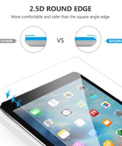 SPARIN 2 Pack Screen Protector Compatible with iPad 6th 5th Generation/iPad Air 2/ iPad Pro 9.7, Tempered Glass Screen Protector 44 71j9JgUtO0L