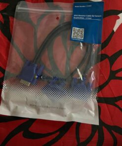 Cable Matters 1ft Full HD 1080P VGA Splitter Cable (VGA Y Cable) for Screen Duplication - Does NOT Show Separate Displays (No Screen Extension) 1 30 71j9Q4sJyML