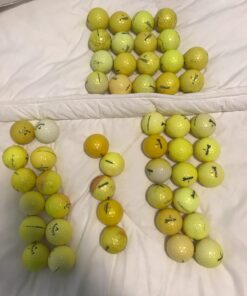 Yellow Premium Brand Golf Balls 50 Pack (50BKT-PLYL-3-COM), One Size 23 71j9bwC0GaL
