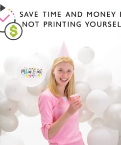 Your Main Event Prints Bounce House Birthday Invitation - Trampoline Jump Birthday Invite - Girl Bounce Birthday - Bounce and Play! Trampoline Birthday Party, 20 Fill In Bounce Invitations 13 71j9lbEGIcL