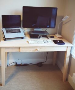 International Concepts Basic Desk with Drawer, Unfinished 77 71jAzb2hIXL