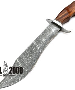 PAL 2000 KNIVES Handmade gladius forged - Damascus steel fixed blade - Hunting Viking - Knife With Leather Sheath (9291) 15 71jBR9w02ML