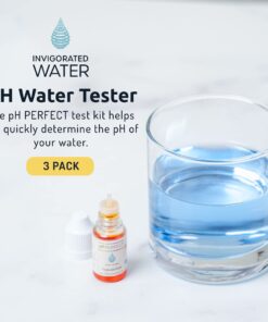 Alternative view of Invigorated Water pH Tester - Measures pH Levels of Water and Saliva - More Accurate Than pH Test Strips - pH Water Tester - pH Level Tester for Water - pH Tester Water Drops - pH Test Kit (3-Pack)