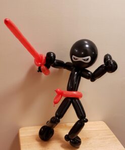 Alternative view of Ninja Warriors Balloons - 11" | Latex - Assorted Colors | Pack of 24