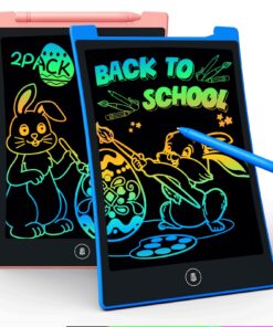 KOKODI Kids Toys 2 Pack LCD Writing Tablet, Colorful Toddler Drawing Pad Doodle Board Erasable, Educational Learning Toys Birthday Gifts for Boys Girls Age 3 4 5 6 7 8 (Blue & Pink) 8.5 Inch 17 71jCZzi6CL