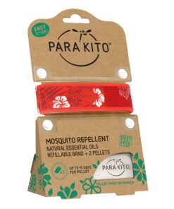 PARA'KITO Mosquito Insect & Bug Protection Wristband - Mosquito Stickers & Bug Spray Alternative - Summer Essentials, Beach Accessories, Hiking & Camping Essentials - Natural Essential Oils (Hawaii) Hawaii 11 71jCcXWOcL