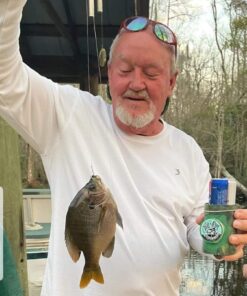 Chill-N-Reel Fishing Can Cooler (from Shark Tank) | Hard Shell Drink Holder with Hand Line Reel Attached | Fits Any Standard Insulator Sleeve or Coozie | Unique Fun Fishing Gift Camo 27 71jDAwveHQL