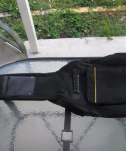 Faswin 41 Inches Guitar Bag Dual Adjustable Shoulder Strap Acoustic Guitar Gig Bag, Guitar Case Waterproof Oxford Cloth 0.3 Inch Thicken Sponge Pad, Black 57 71jDZxrBOHL