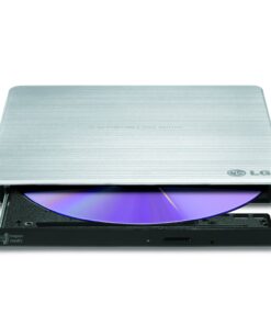 Alternative view of LG Electronics GP60NS50 USB 3.0 Compatible, Super-Multi Ultra Slim Portable DVD+/-RW External Drive for PC Windows, Linux, Mac OS, Surface Pro 3&4, with M-DISC support, Silver