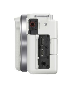 Sony Alpha ZV-E10 - APS-C Interchangeable Lens Mirrorless Vlog Camera Kit - White w/16-50mm Base 31 71jE96TpL