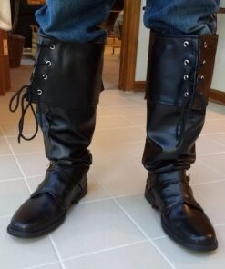 Forum Novelties Adult Pirate Boot Covers Costume Accessory Black 30 71jEijF9nZL
