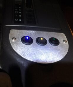 yueton 12pcs Car Truck Rocker Round Toggle LED Switch On-Off Control, Blue, Green, Yellow, Red 47 71jEjnnPRbL