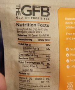 The Gluten Free Bar, Protein Bites, Dark Chocolate Peanut Butter, 4 Ounce, Vegan, Dairy Free, Non GMO, Soy Free 4 Ounce (Pack of 1) 25 71jEkEYubL