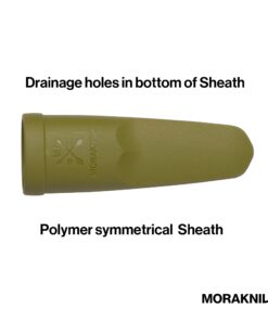 Morakniv Eldris Fixed-Blade Pocket-Sized Knife with Sandvik Stainless Steel Blade and Plastic Sheath 2.2-Inch. Green 33 71jFUpURZHL