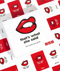 That's What She Said Game - The Hilariously Twisted Party Game | Ages 17+ Rated Game Base Game 22 71jH5SwVfL