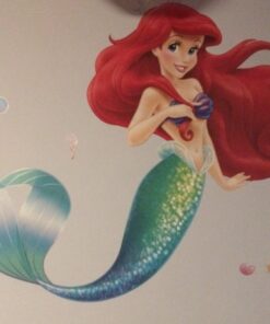 RoomMates RMK2360GM The Little Mermaid Ariel Peel and Stick Giant Wall Decals Pack of 1 Multicolor 27 71jH5hZV45L
