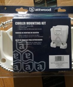 Attwood 14137-7 Cooler Mounting Kit, 4 Corner Pieces, 2 Quick-Connect Stretch Straps, Corrosion-Resistant 13 71jHLKVUdwL