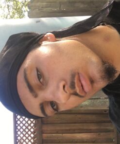 MayaBeauty Satin Du-Rag, Comfortable, ultra stretch, stretchable, fits all, one size, long tail, soft material Black 3 71jHueNFZL