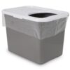Petmate TOP ENTRY LITTER PAN LINERS Dark Grey 8 Count (Pack of 1) 8 Count (Pack of 1) 54 71jJ3U3DIhL