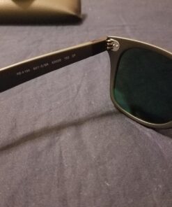 Ray-Ban Rb4195 Wayfarer Liteforce Square Sunglasses Matte Black/Polarized Green 52 Millimeters 27 71jJ9fAcneL