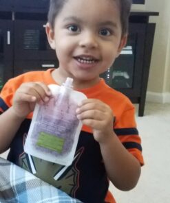 Infantino Disposable Squeeze Pouches, Portable Homemade Semi-Solid Food for Babies and Toddlers, 4 Fl Oz (Pack of 50) 50 Squeeze Pouches Pack 33 71jJUdumO4L