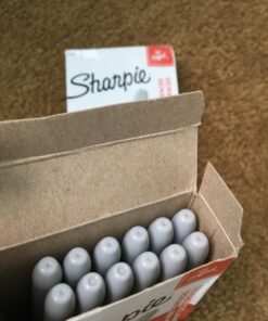 Sharpie Permanent Markers, Fine Point, Black, 24-Count 7 71jJUydn uL