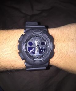 Casio Mens G-Shock Ana-Digi GA100-1A1 3-Eye Wristwatch 41 71jJlq4HaaL 1