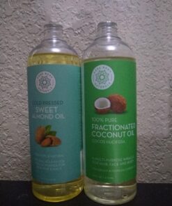 Organic Fractionated Coconut Oil for Skin and Hair, 4 fl oz - Liquid Carrier Oil for Diluting Essential Oils, Hair Growth & Skin Moisturizer - by Pure Body Naturals 37 71jJyAZ7BL