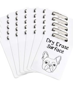 30 Pack Whiteboard Clipboards, Dry Erase Front Surface with Low Profile Clip, Designed for Classroom and Business Use, 30 Pack 9 71jKFQJbGEL
