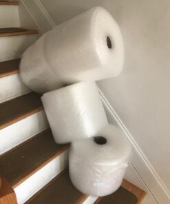 upkg Brand 3/16" 700 ft x 12"Small Bubble Cushioning Wrap, Perforated Every 12 (4 Rolls X 175 = 700 feet) 9 71jLBVMFiPL