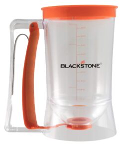 Blackstone 1543 Griddle Breakfast Kit 4 Piece Set Include Batter Dispenser, Bacon Press, Two Egg/Pancake Rings with Handle-Best Indoor-Outdoor Cooking Accessory, Multiple 10 71jLFDALOIL